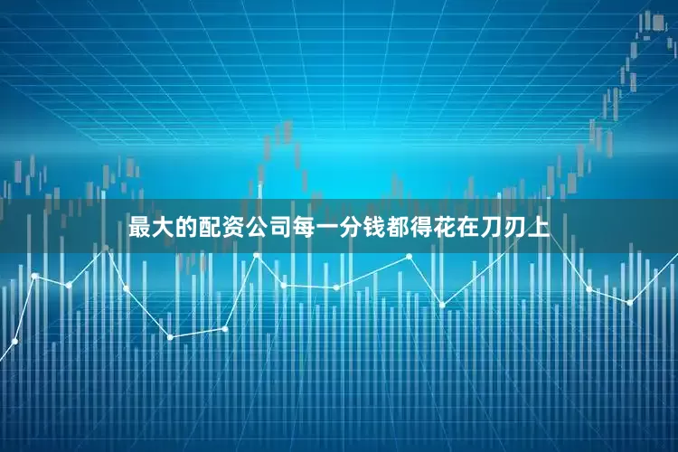最大的配资公司每一分钱都得花在刀刃上